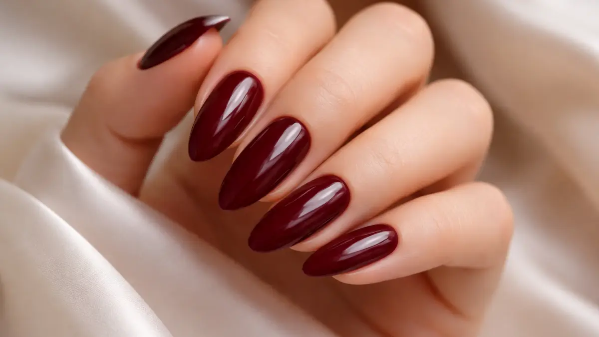 Nail Color Trending in Spring - Burgundy